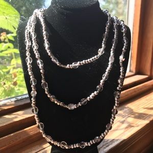 Bonnie J *High End* Crystal Lariat Necklace
